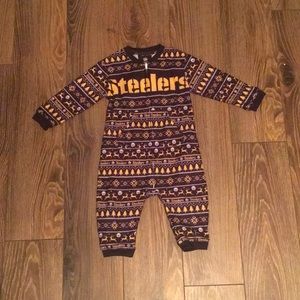 Steelers NFL Christmas Baby Onesie